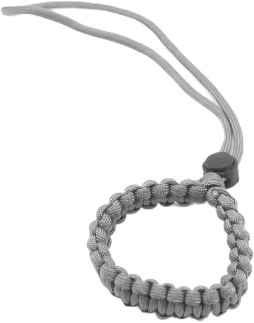 Camera Wrist Strap, Paracord Quick Release Hand Strap Lanyard with Woven Umbrella Rope Design for Secure & Fashion - Grey001