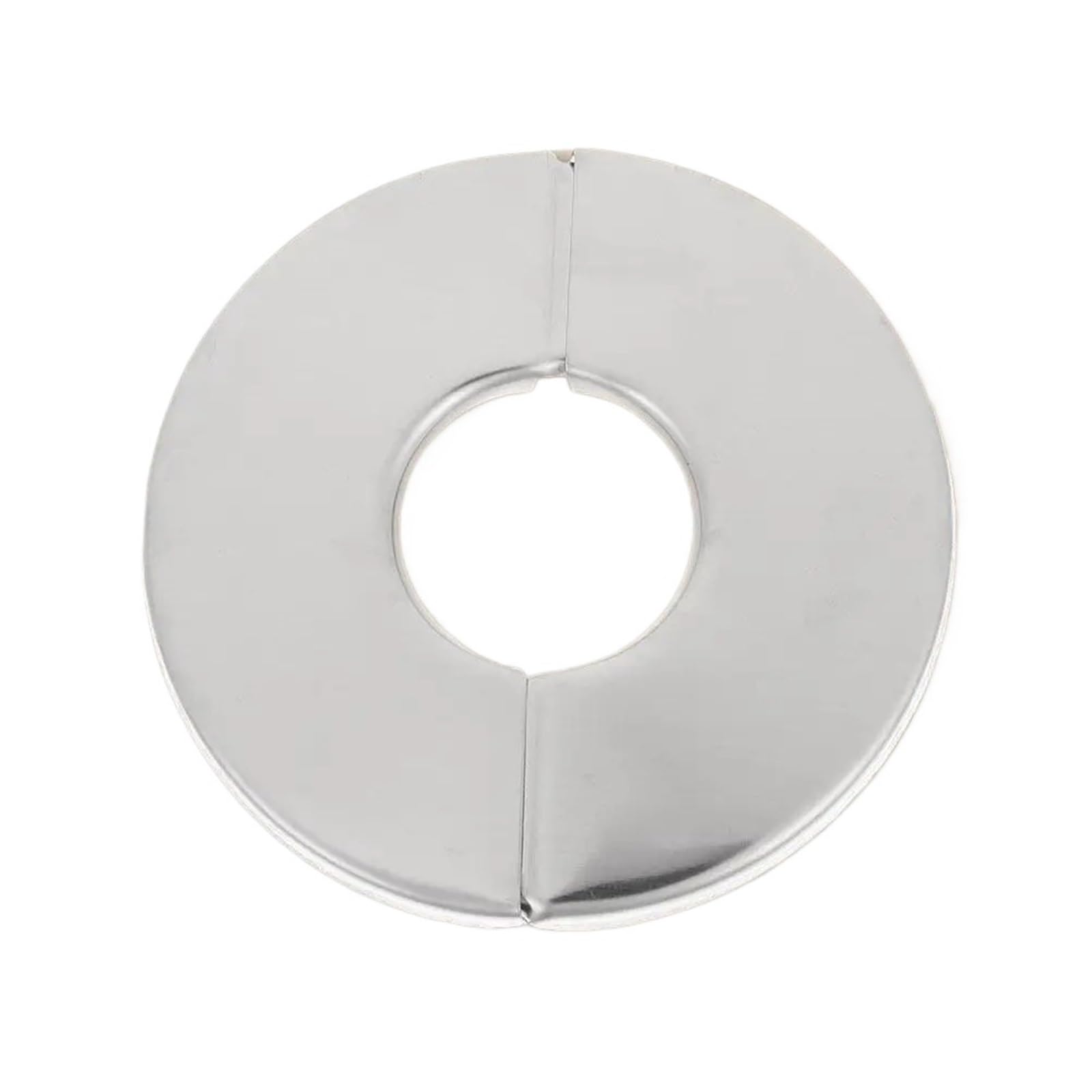 Dasjkdi One Color 10Pcs Stainless Steel Pipe Covers 24Mm Diameter Round Wall Split Flange Plates For Plumbing Decoration For Wall Holes