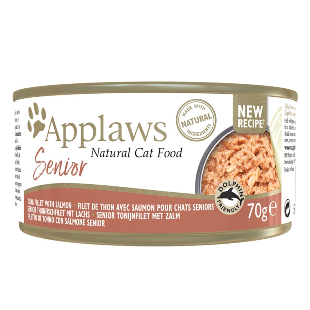 Comida húmeda para Gatos Applaws Applaws - Wet Cat Food 70 g - Senior - Tuna Salmon (171-328) /Cats