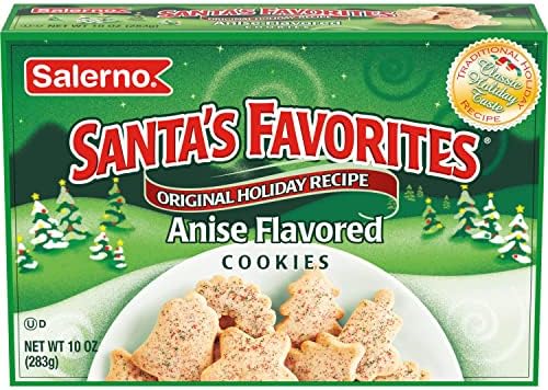 Salerno Santa's Favorites Holiday Original Recipe Anise Cookies, 10 Oz