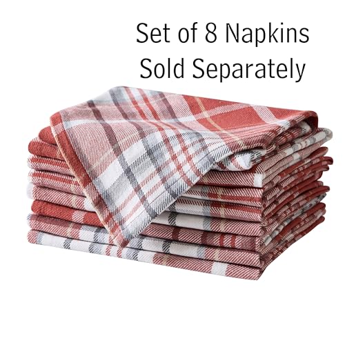 Servilletas de Tela Home Bargains Plus Rojo Cuadradas x8 miniatura 2