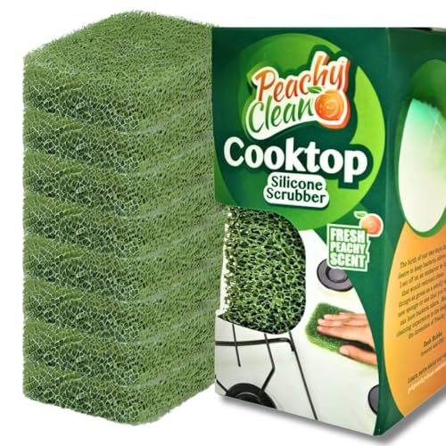 Peachy Clean Silicone Cooktop Sponge Scrubbers 9-Pack