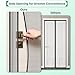 CWEEN CLU Magnetic Screen Door, Fit Door Size 36 x 81 Inch, Reversible Left Right Side Opening, Quick Installation Without Tools, Full Size 38