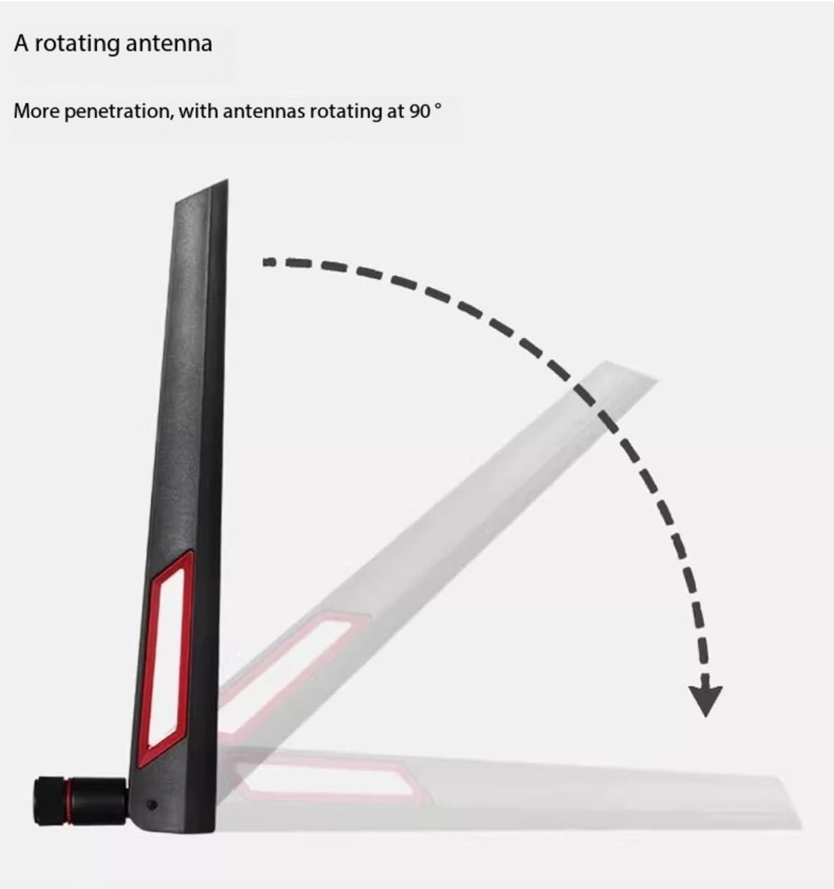 2 Pack | Antenna WiFi Doppia Banda 2,4GHz 5,8GHz con Connettore RP-SMA | Antenna Omnidirezionale 10dBi per Scheda di Rete WiFi PCI-E, Adattatore Senza Fili USB, Telecamera IP di Sicurezza, Router