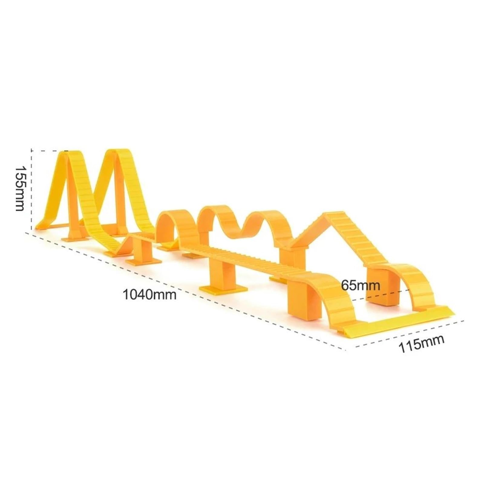 Ponte Per Corsa Ad Ostacoli Set Plastica Per TRX4M Per SCX24 Per FCX24 1/18 1/24 RC Crawler Auto Aggiornamento Parti Riparazione Accessori Accessori Modellismo RC