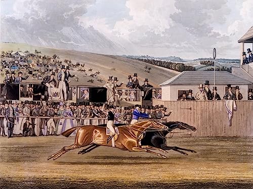 Affiche Derby Day à Epsom Pollard pour creer un salon elegant style British