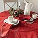 Benson Mills Ravenna Yarn Dyed Jacquard Heavyweight Fabric Table Cloth, Everyday, Parties, Weddings, Holiday, Winter and Christmas Tablecloth (70