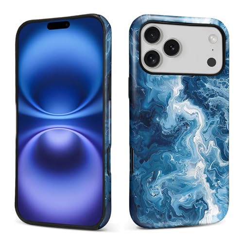 Coque iPhone 17 Pro Max silicone protection intégrale anti-rayure motif abstrait - 2