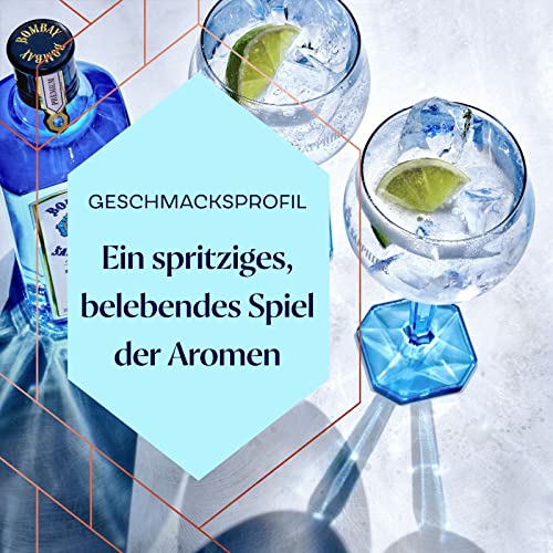 Bombay Sapphire Distilled Premium London Dry Gin, per Dampfinfusion hergestellt mit 10 erlesenen exotischen Botanicals… - Image 6