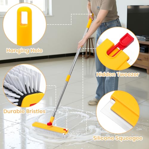 50% Off REEWII 64in Floor Scrub Brush with Scraper - Image 5