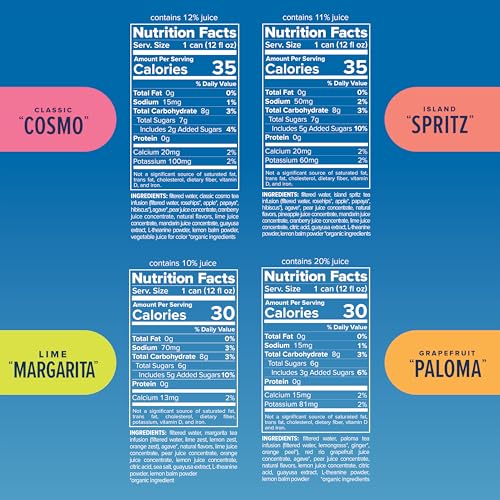 Image of Recess Zero Proof Non-Alcoholic Mocktail Sampler, 12 Pack