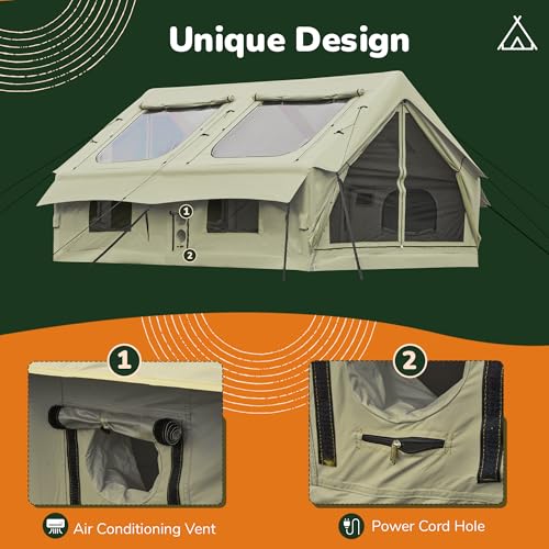 Carpa Inflable EROMMY para 8 Personas 13x10 FT 4 Temporadas miniatura 7