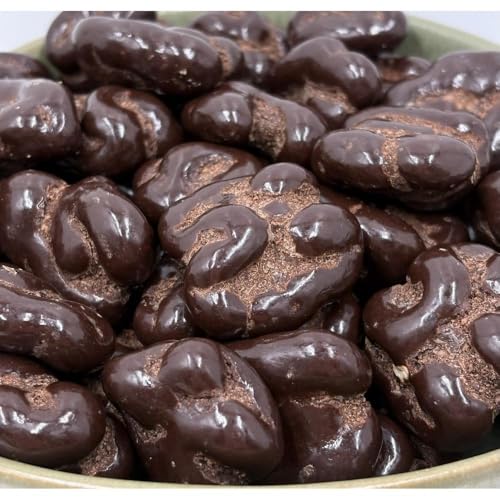 NULTHY 1kg - Nueces Bañadas en Chocolate Negro, Snack Gourmet Premium, Corazón de Grano Crujiente, Postre Energético