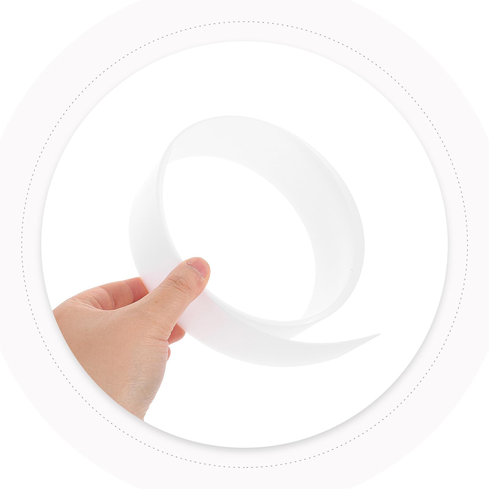 ABOOFAN Diffuseur à Bande LED en Acrylique Blanc 1 Mm 1220x45 Mm pour Intégration Simple et Diffusion Douce Lumière Bureaux et Espaces D'étude
