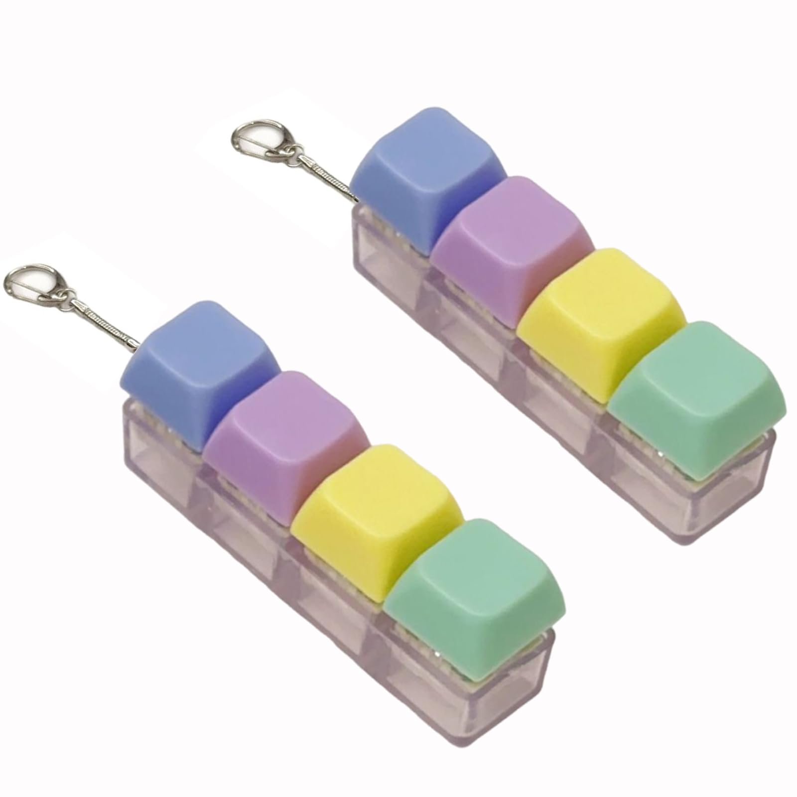 2 PCS Keyboard toy, Keyboard Keychain Toy, Keychain Toy