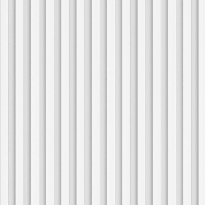 VOX LINERIO Line Collection – White Slat Wall Panel | Louvered Wall Panel | Polystyrene | 3.05m Length (Large)