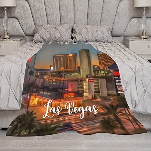 Couverture duveteuse double face Las Vegas en polaire premium
