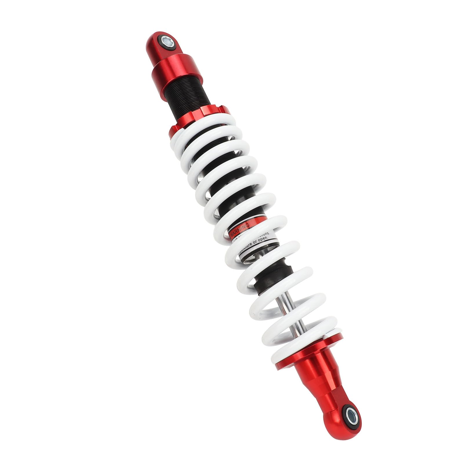Dilwe Amortyzator Motocyklowy 375 Mm Regulowany Amortyzator Zawieszenia Stop Aluminium CNC z regulacją Nacisku Sprężyny Mocowanie 10 Mm do Quada Dirt Bike ATV