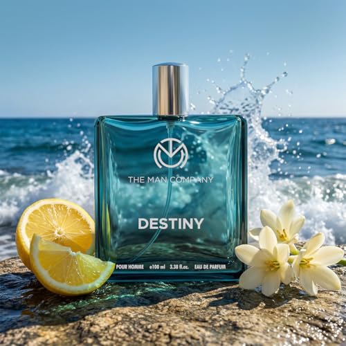 Image of The Man Company Destiny Perfume for Men - 100ml | Premium Long-Lasting Fragrance | EDP for Men (Eau De Parfum) | Gift for Him