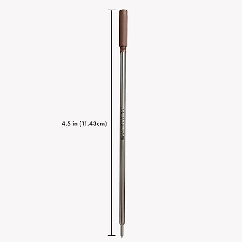 Vista 10 de Monteverde Recambio de bolígrafo para adaptarse a bolígrafos cruzados, punta media, rollo suave, rojo, 2 por paquete (C132RD) Rojo