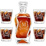 zigarillos mit filter kaufen 🎁 STILVOLLES WHISKY GESCHENKSET: das gravierbare Whisky Dekanter Set beinhaltet eine 700ml Whiskykaraffe und 4 klassische 250ml Whisky Gläser. Das Whisky Set überzeugt mit eckigem Design und der hochwertigen Verarbeitung. Es ist ideal für Whiskey, Scotch, Rum, Bourbon, oder Cognac.