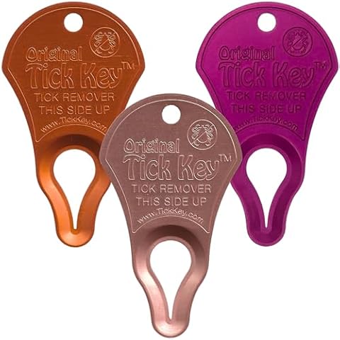 Original Tick Key for Tick Removal 3 Pack (Multi Color) Cover