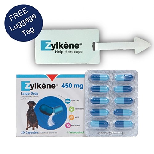Zylkene 450mg Large Dogs (20pk) with FREE Luggage Tag