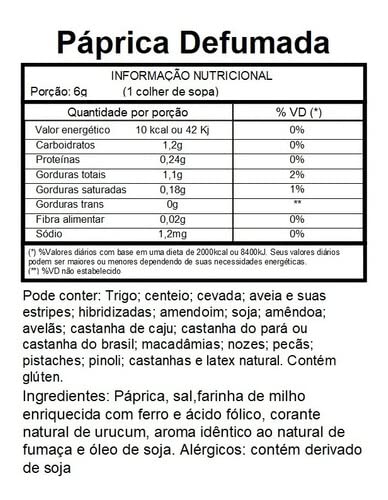 Páprica Defumada 100% Pura 1kg - X Roots