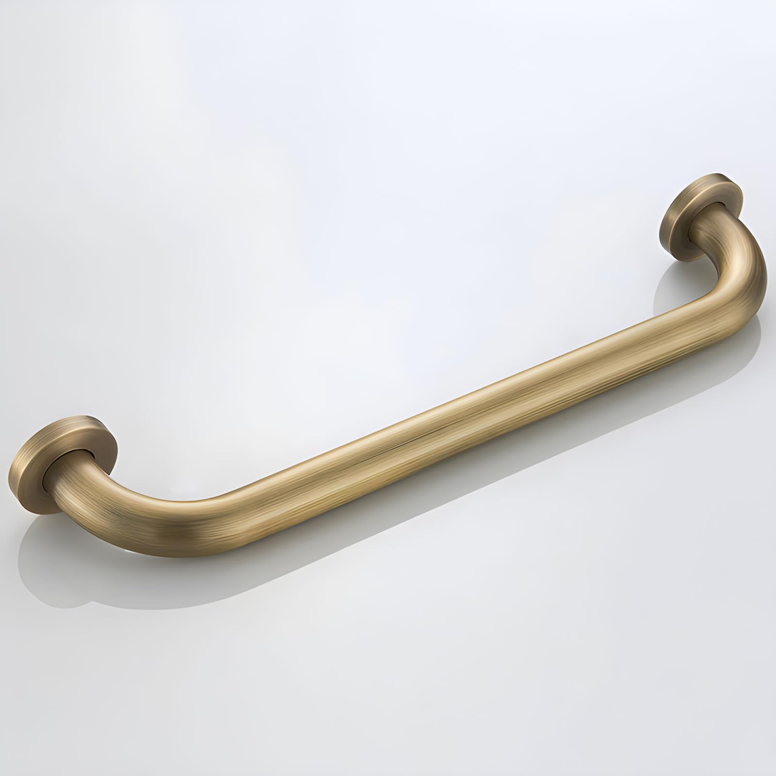 Badezimmer-sicherheits-haltegriff Aus Messing, Duschhilfsgriff, Haltegriff Für ältere Menschen, Behinderte, Haltegriff für Toilette, Badewanne, Küche, Schlafzimmer, Verdeckte Sc(Size:16in,Color:Antik)