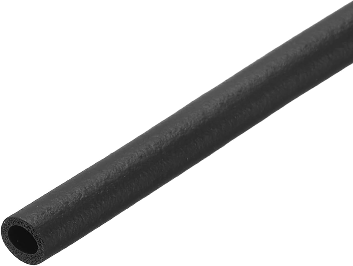EPDM Rubber Pipe Insulation Foam, 1.5 m Rod, Diameter 4 mm, 6 mm OD Pipe Insulation Pipe for Heating, Sanitary, Guitar Stand, Sports Equipment, Pack of 1