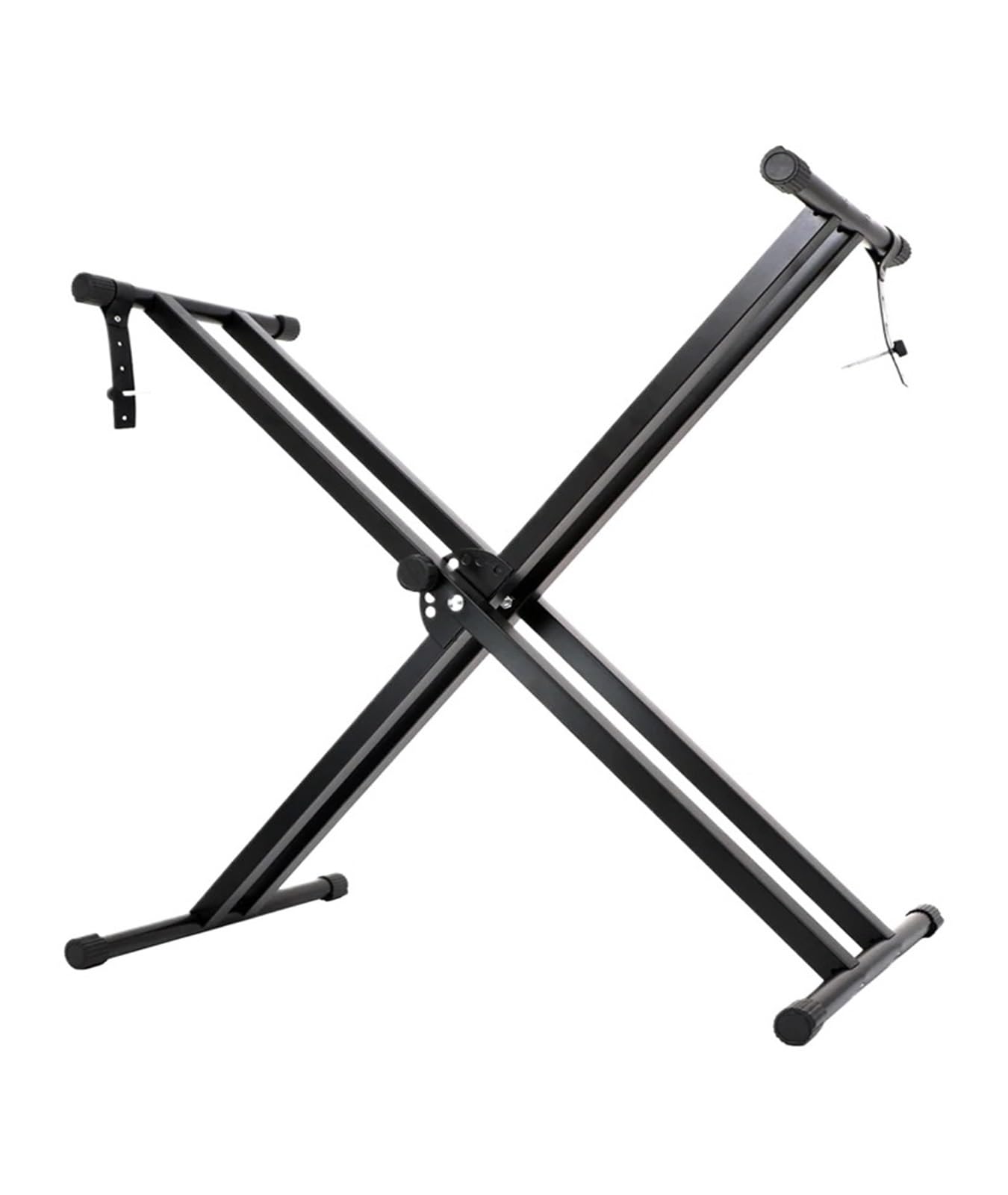 Zymjzbetic Black Keyboard Stand 1Pc Keyboard Stand Adjustable Metal Double-X