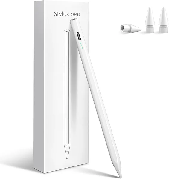 Aspaper Stylus Pen for iPad 2025-2018 with 13mins Fast Charge,Tilt Sensitive Palm Rejection Pencil for iPad 11th A16,10th/9th/8th/7th/6th, Air 11/13 M2/M3,Pro 11/13 M4,Pro 12.9“,Air 5/4/3,Mini 7/6/5