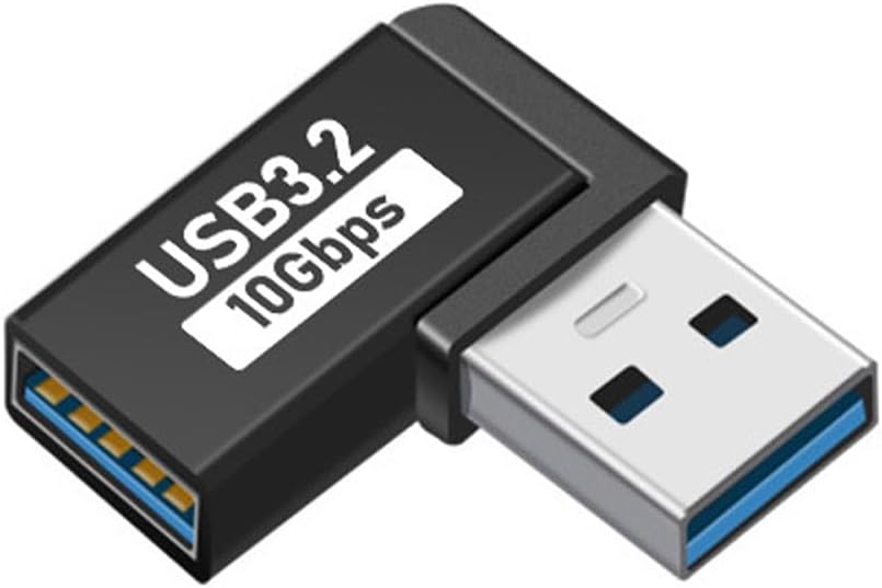 人間工学に基づいた90度角度付きUSB Cアダプター合金構造モバイルワークステーション用のシームレスなデータ転送タイプC角度付きアダプター