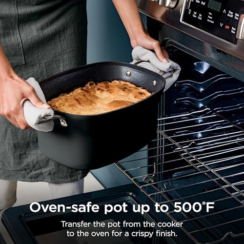 Ninja® 12-in-1 PossibleCooker™ PLUS | 8.5-qt - Sous Vide & Proof Multi-Cooker | Slow Cooker, Dutch Oven & More | Glass Lid & Integrated Spoon | Nonstick | Oven Safe Pot to 500°F | Black | MC1010 - 2
