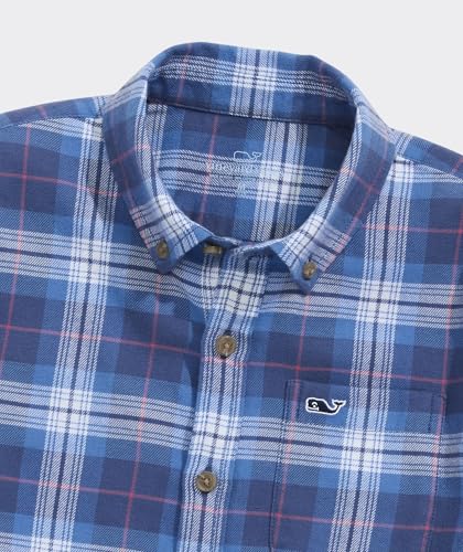 Image of vineyard vines Boys' Boys' Muskeget Plaid Vineyard Flannel Shirt