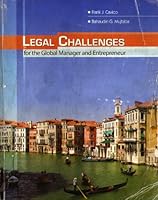 Legal Challenges for the Global Manager and Entrepreneur 0757540376 Book Cover