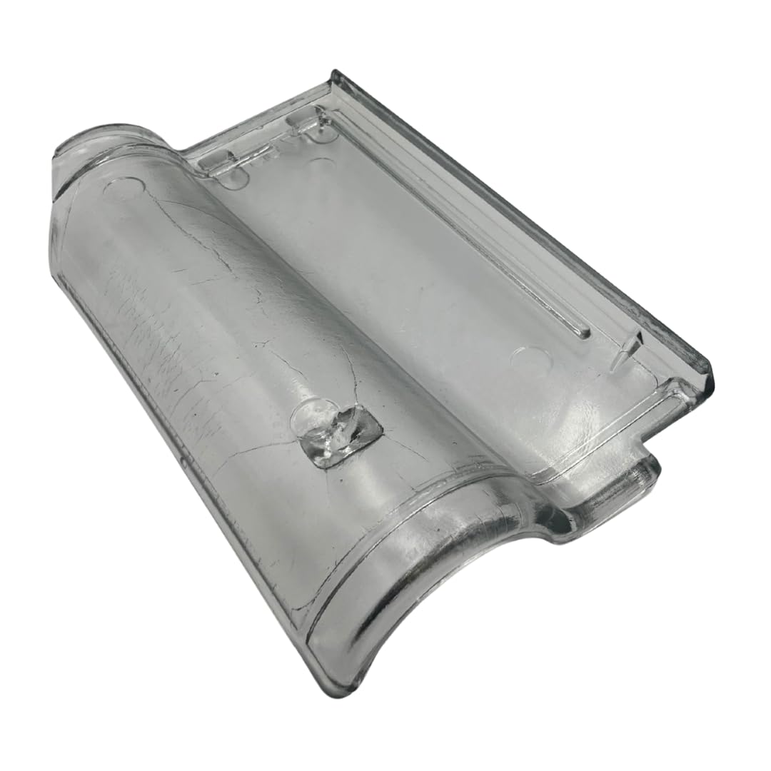 Tegole In Vetro Marsigliesi - Dimensioni 42,6x25,5x3,5 Cm, Per Tetti Trasparenti E Luminosi - 9