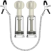 Vista 1 de Pinzas para pezones y chupones para pezones, anillo de cuerpo ajustable, abrazaderas corporales, anillo de cuerpo, cadena sin perforación, acero