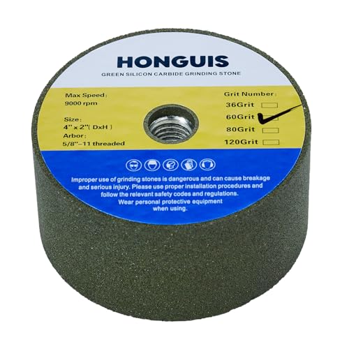 4" Green SiC Grinding Stone Cup Wheel 60 Grit 5/8"-11 for Concrete