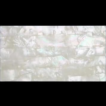 1x Mother of pearl Sheet Veneer Inlay 9-1/2"x5-1/2" 240x140mm White
