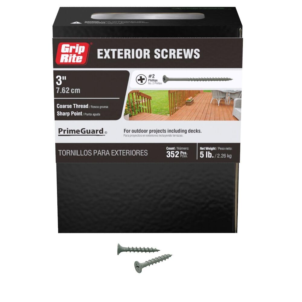 Grip-Rite PTN114S5 PG10 Polymer Coated Deck Screw