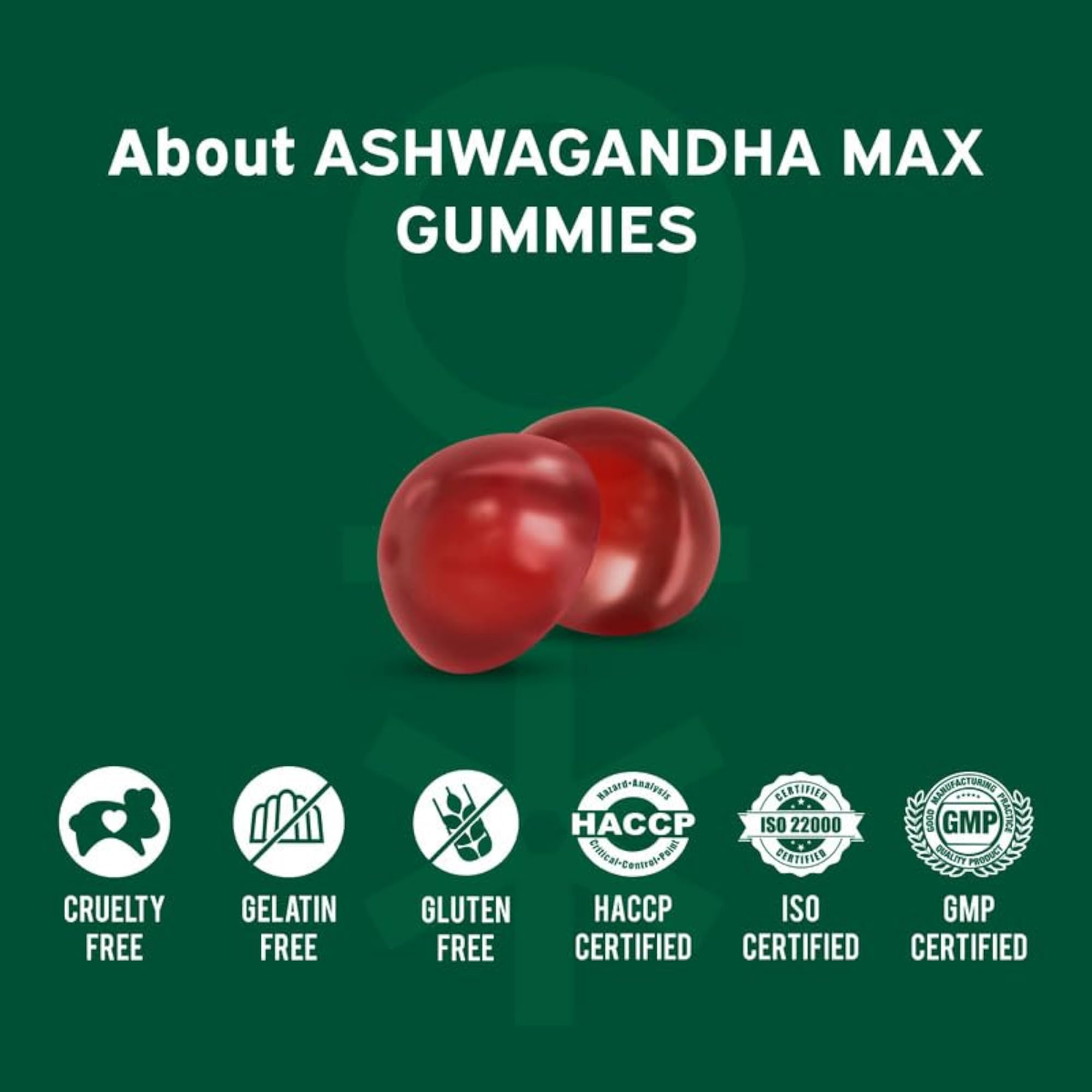 Nutriburst Ashwagandha Max Gummies, 500mg