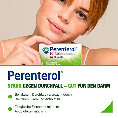 Durchfallmedizin Perenterol forte 250 mg 20 Kapseln