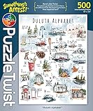 PuzzleTwist Jigsaw Puzzle | Duluth Alphabet | Something's Amiss! Series | 500 Pieces | Lakeside Popular Family Pastime