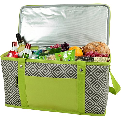 Picnic at Ascot 64 Can Capacity Semi Rigid Collapsible Leakproof Cooler- Designed