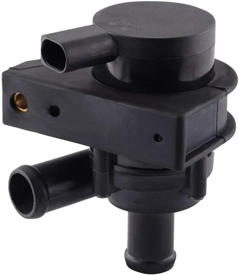 Cheriezing 1K0965561J Auxiliary Cooling Water Pump with Plug compatible for A3 A4 TT, VW Bettle CC Eos Golf GTI Jetta Passat Tiguan - 2.0T engine