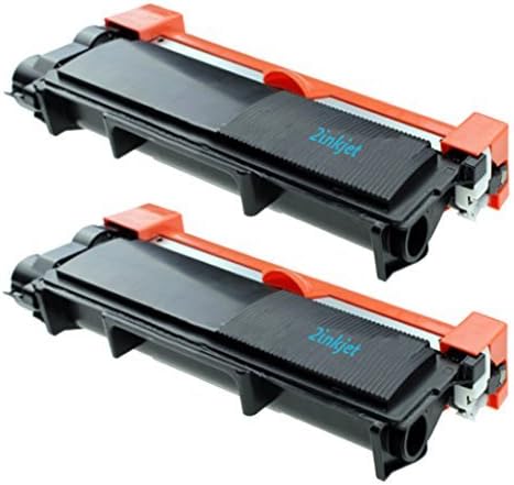 2 Pack 2inkjet TN660 (TN-660) High Yield Compatible Toner Cartridge For Brother DCP-L2520DW, DCP-L2540DW, HL-L2300D, HL-L2320D, HL-L2340DW, HL-L2360DW, HL-L2380DW, MFC-L2700DW, MFC-L2720DW, MFC-L2740DW (Black (2 Pack))