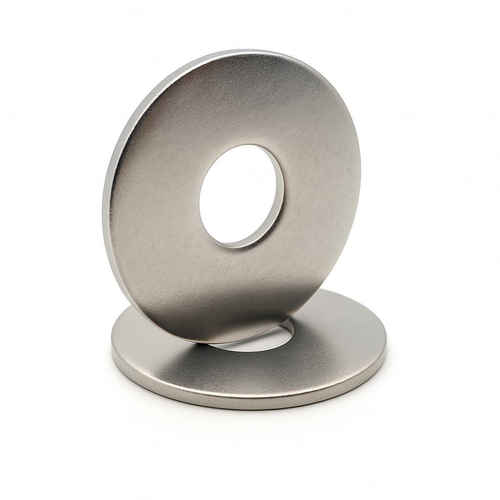 Stainless Steel Washers M10 x 35mm - Thickness 1.5mm | Flat Washer M10 x 35mm | A2 Stainless Steel (V2A / AISI 304) | Bolts Bolts | Pack of 50 ProRaje