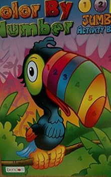Toy Color by Number Jumbo Coloring & Activity Book