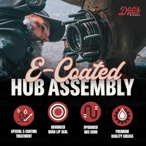 Doc's Diesel Premium E-Coated Front Wheel Hub Assembly DH515130 | Compatible with Ford 6.7L Powerstroke 4WD 2011-2016 | Replaces 515130 by Doc's Auto Parts - Image 3